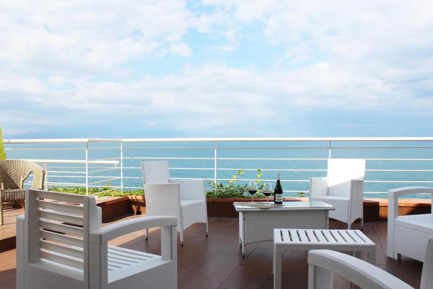Villa Terrazza Sul Mare Agnone Bagni Exterior foto