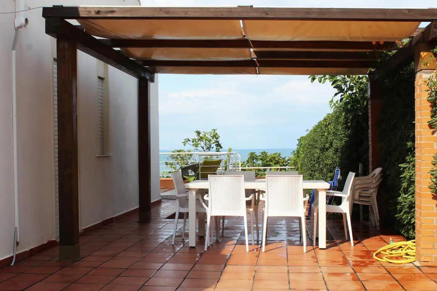 Villa Terrazza Sul Mare Agnone Bagni Exterior foto